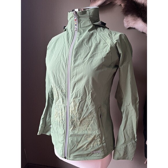 Sherpa Womens green Full Zip Adventure Gear Light Weight Jacket Sz M - Picture 1 of 8